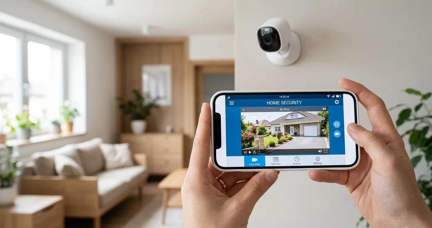 Configurar cámaras Reolink WiFi desde el celular - Smartphone con app de seguridad y cámara WiFi