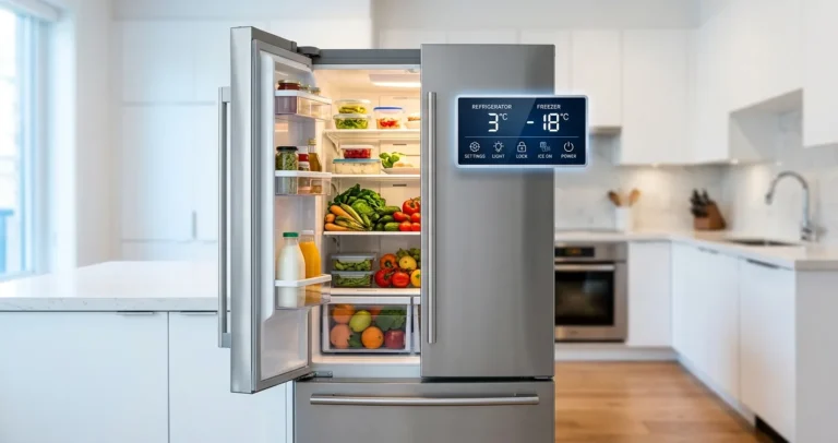 Configurar temperatura refrigerador Samsung Digital Inverter desde el panel de control digital