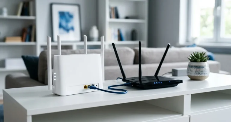 Configurar segundo router como access point conectado por cable Ethernet al router principal