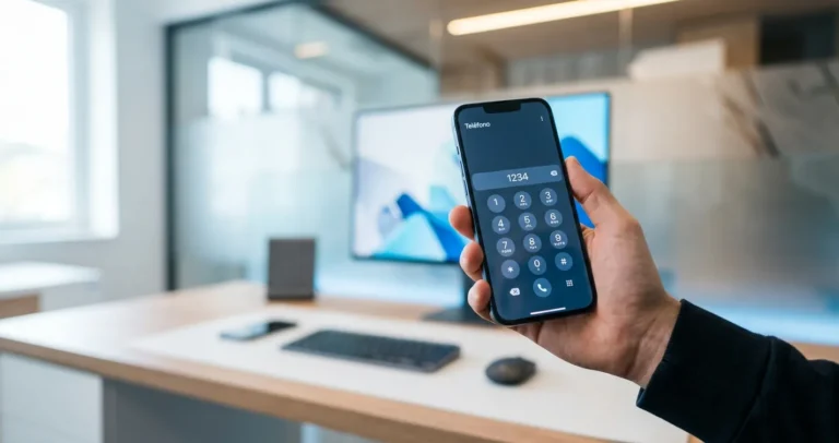 Configurar buzón de voz Tigo - Persona marcando código en el teclado de llamadas de su celular