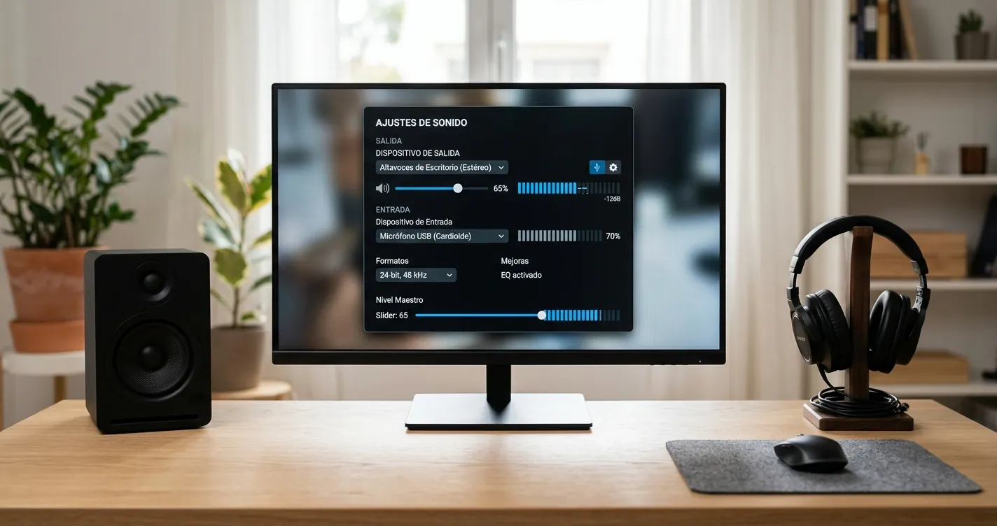 Ajustar la configuración de salida de audio en una PC con Windows 10 y 11